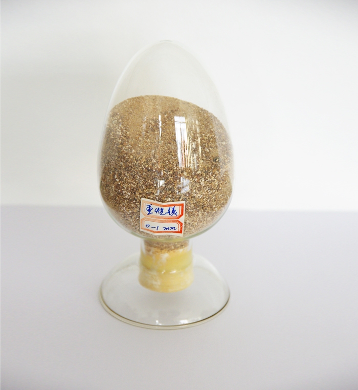 Dead-burned magnesium granules